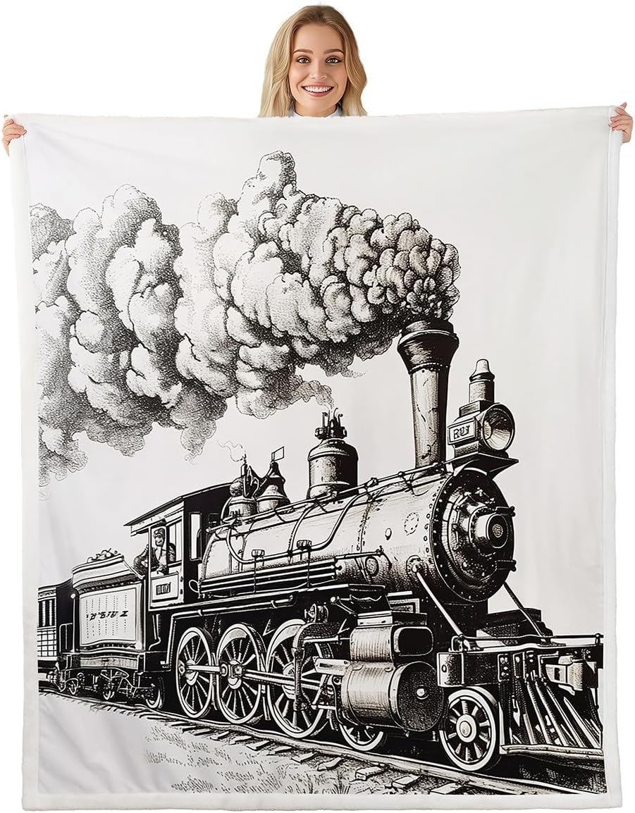 Erosebridal Milk Cow Plush Blanket Throw 50x60 Rustic Farmhouse Barn Blanket Daisy Flower Floral Sofa Bed Couch Decor Rural Country Farm Animal Throw Blankets