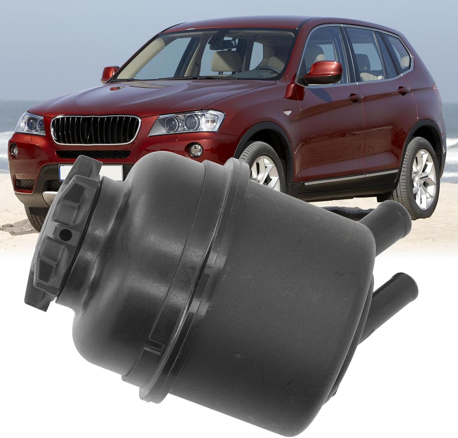 Power Steering Reservoir High Performance ABS Power Steering Fluid Reservoir Bottle Tank for 125I 128I 130I 135I 135IS 323I 325I 325XI 328I 328XI 330I 330XI 335D 335I 335XI M3 X1