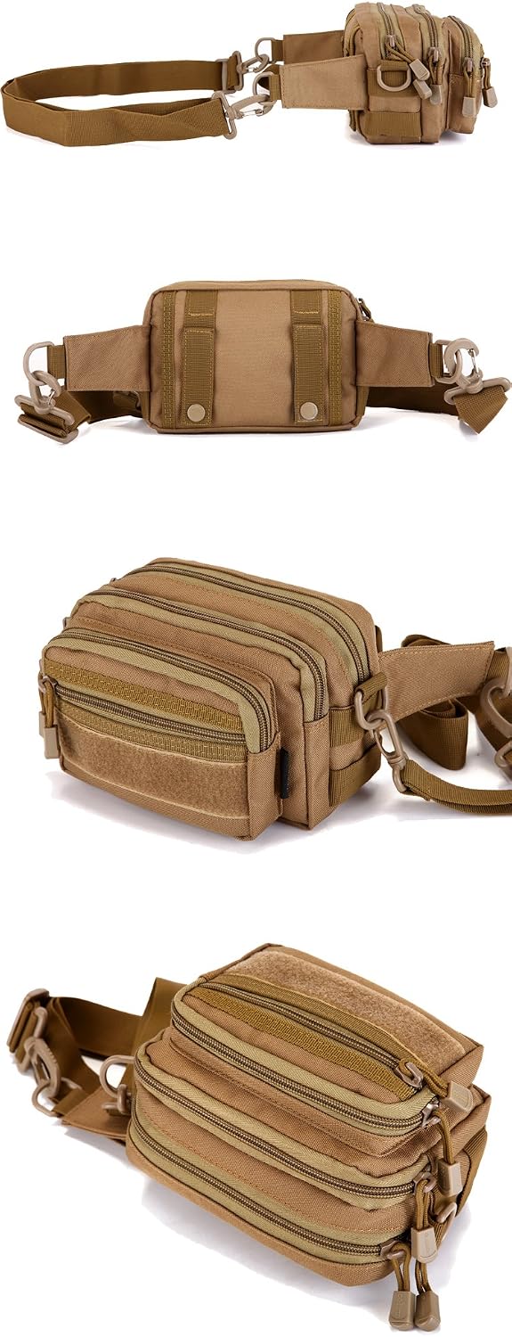 M-CORNER Oxford Mens purse Vintage Leisure Travel Hiking Pouch Bag running