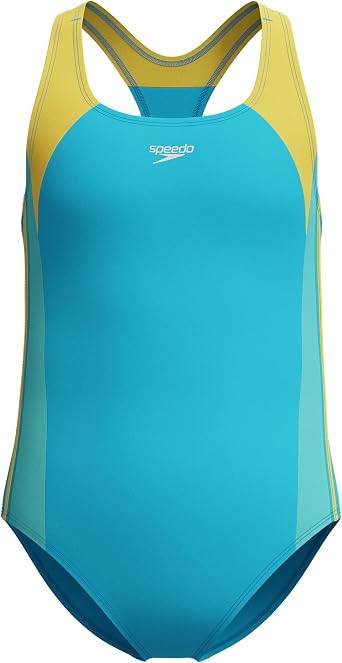 Speedo Girls Swimsuit One Piece Infinity Splice Thick Strap