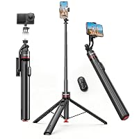 GRIFEMA Treppiede Smartphone [Apertura Automatica] Bastone Selfie 175cm