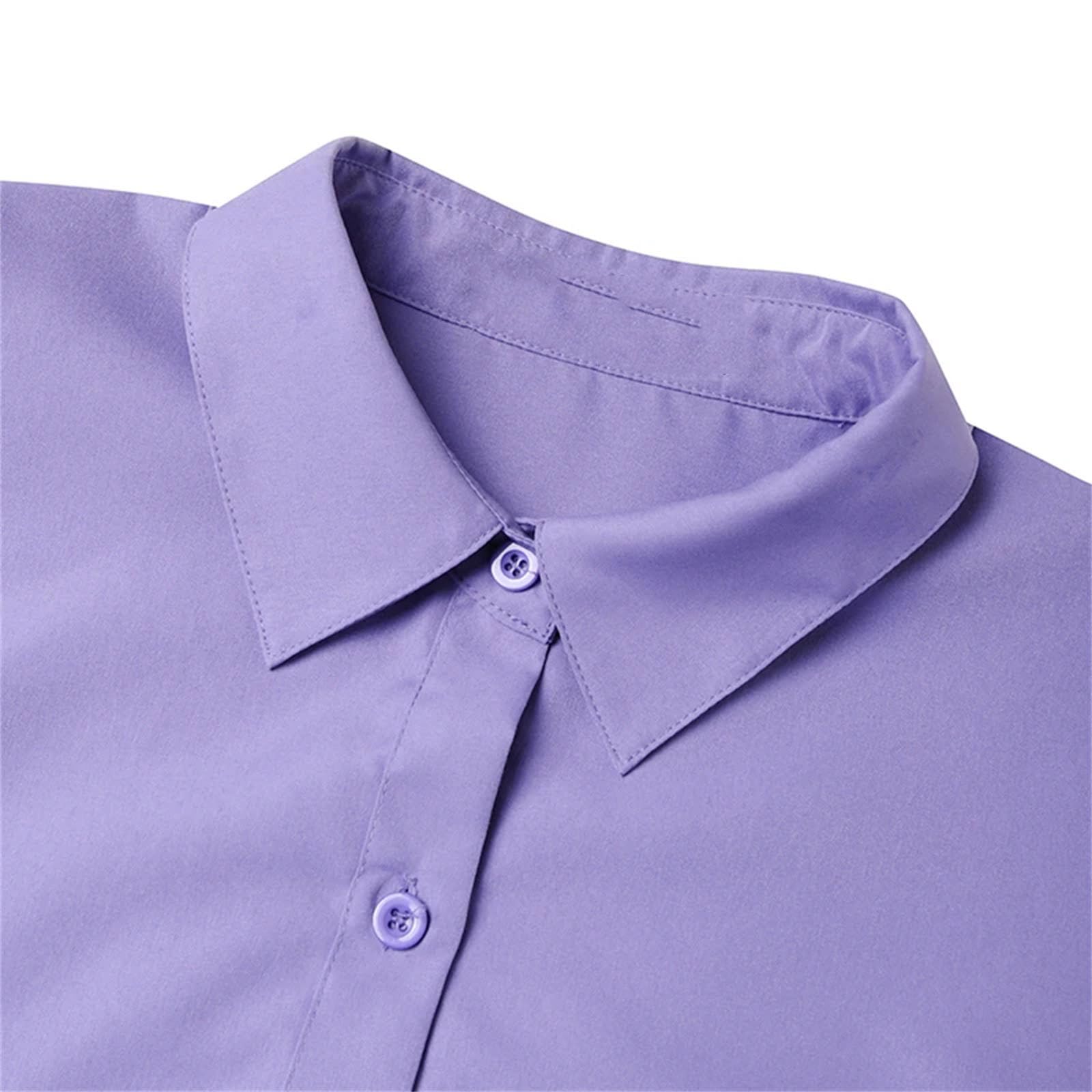 Camicette oversize da donna per donne eleganti casual sciolto collo bavero camicia a maniche lunghe per feste di lavoro