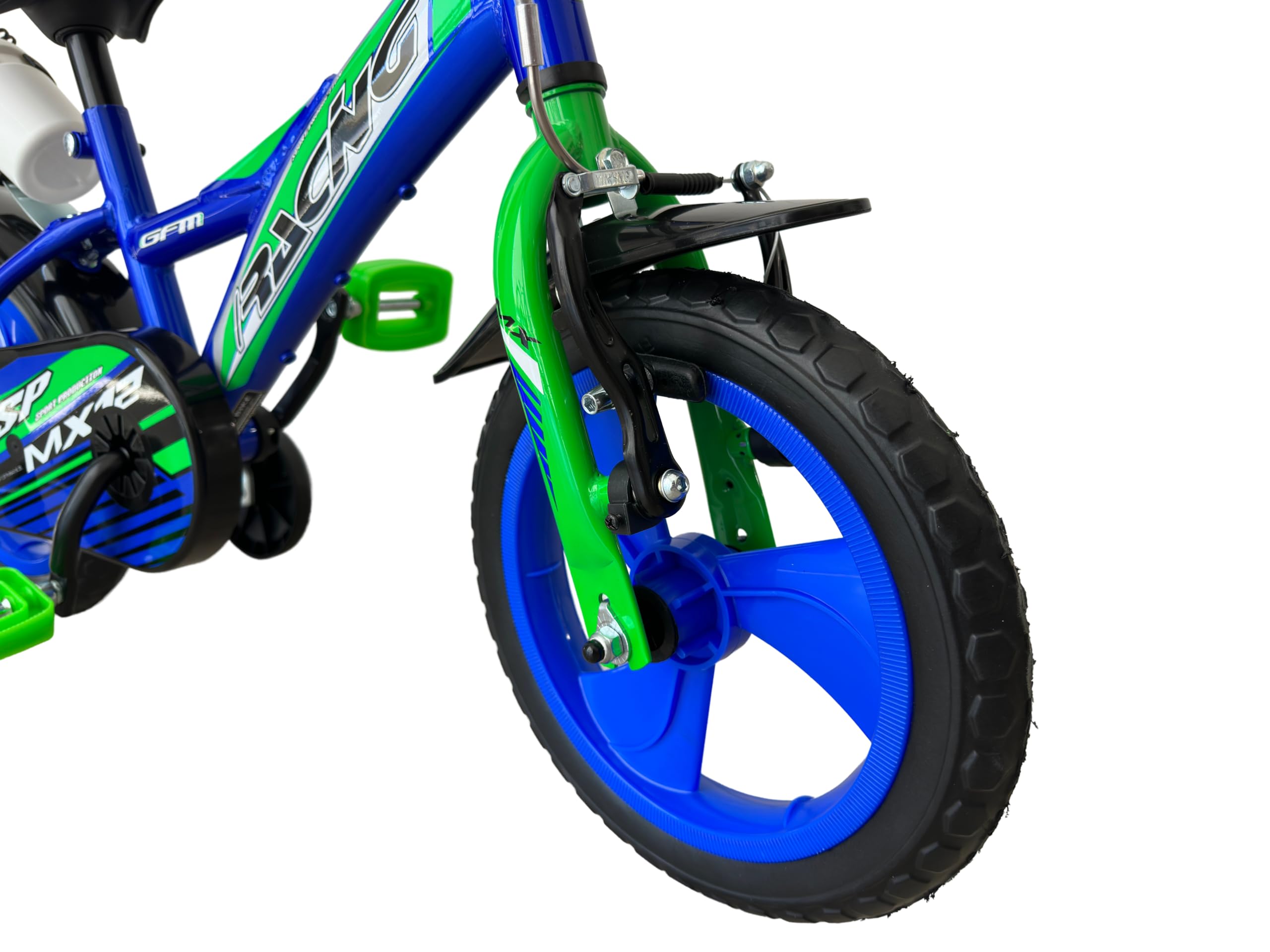 Bici Racing Bicicletta Bambino 12 Pollici Blu