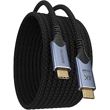Type c to Type c Cable,20gbps USB c 3.2 gen 2,4k@60Hz Video,usbc Cable Monitor,240w USB c Cable,high Speed USB c Cable,10FT USB c Cord Compatible with Thunderbolt 4/3