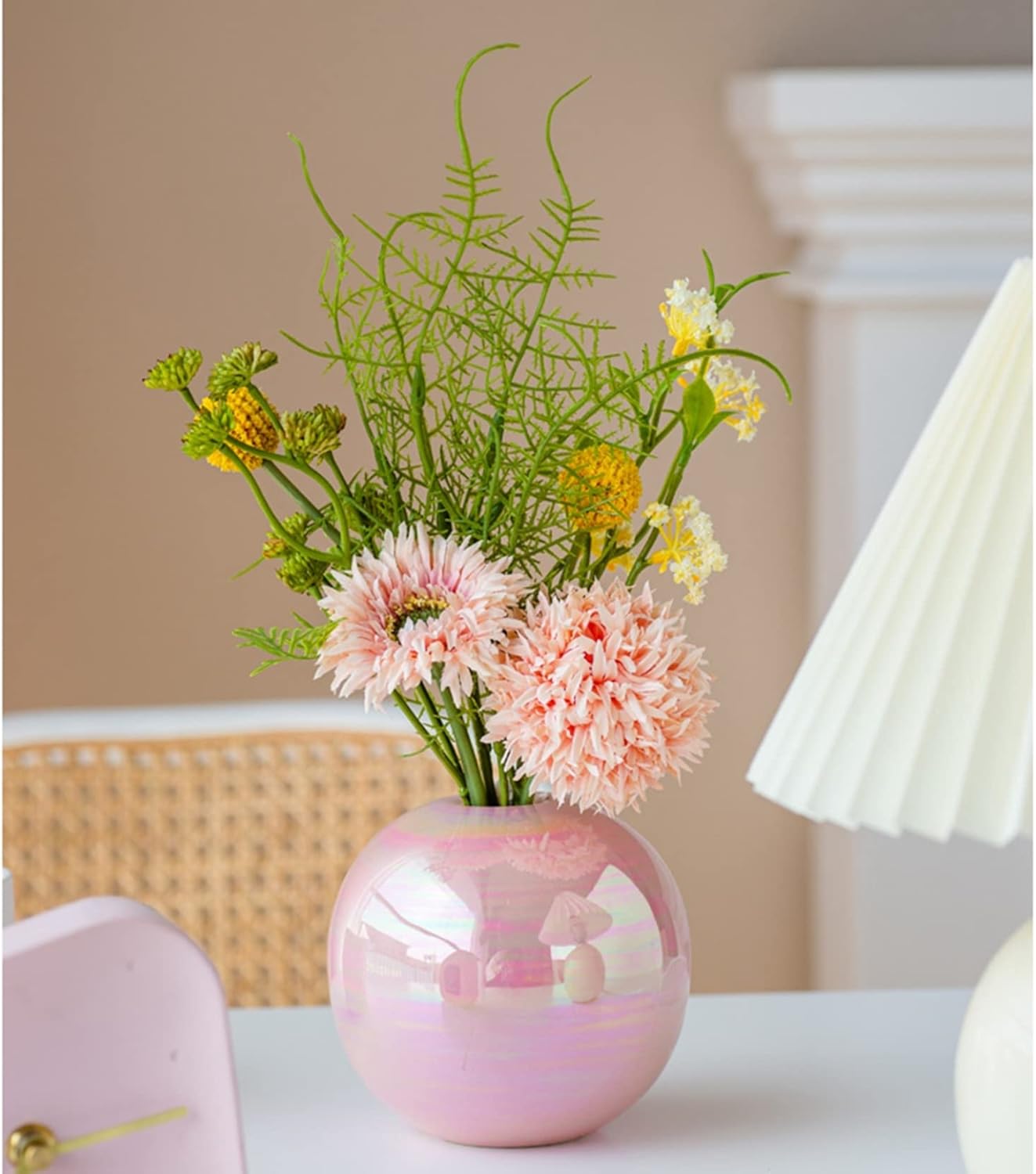 日本最大のブランド 造花 菊 枯れない 花瓶付き かわいい 本物そっくり 水やり不要 手作りフラワー インテリア 玄関飾り 撮影 結婚式 オフィス 喫茶店 開店祝い お見舞い 母の日 贈り物 アートフラワー 観葉植物 13 30cm Gts Com Pe