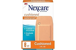 Nexcare Waterproof Cushioned Bandages: Essential Knee and Elbow Protection