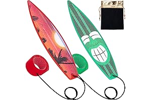 Kids Finger Surfboard Toys for Car Ride (2-Pack)