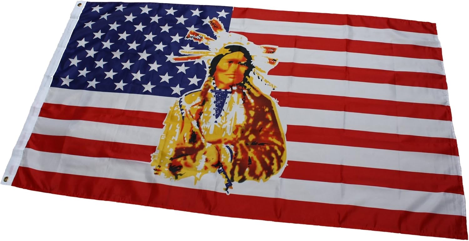 Flagge Indianer Wolf - 90 X 150 Cm - Foto 9