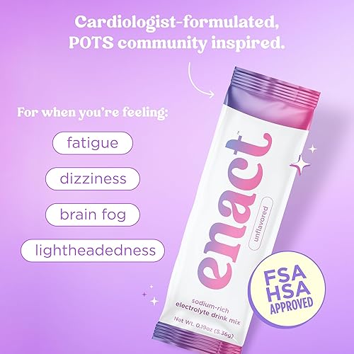 Miniatura 2 de Mezcla de bebida en polvo de electrolitos, electrolitos formulados por médicos para apoyo POTS, alto contenido en sodio, sin edulcorantes