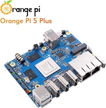 Orange Pi 5 Plus 8GB Rockchip RK3588 8 Core 64 Bit Single Board Computer, 2.4GHz Frequency Open Source Development Board Run Orange Pi OS, Android, Debian, Ubuntu (5 Plus 8G V2.1+5V4A TC Supply