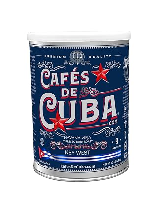 HAVANA VIEJA - 100% Arabica Coffee - Intensity 9 - Cafe COPIUM 10 oz Can Ground Expresso