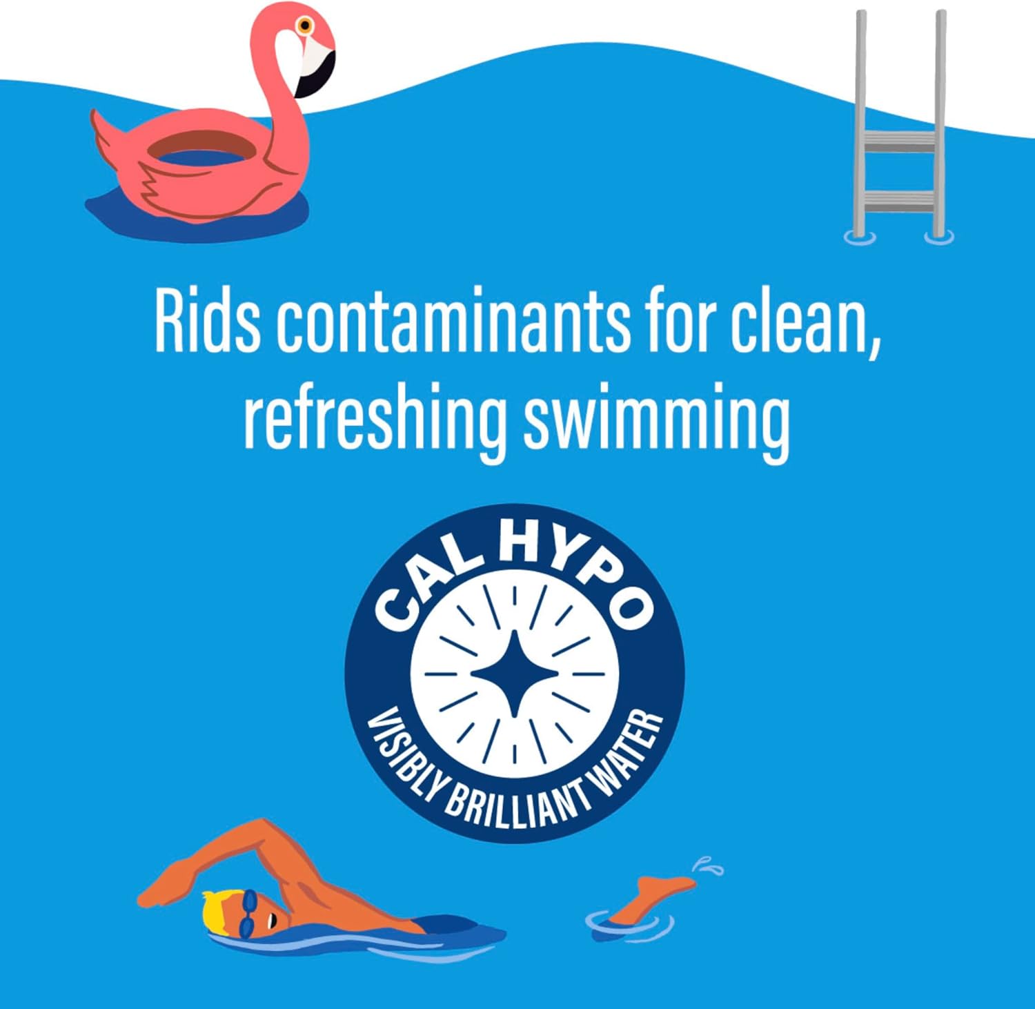 Poolife Rapid Shock for Pool Algae, Bacteria, Contaminant Removal - Fast-Dissolving, CYA-Free Calcium Hypochlorite Pool Shock for Clean Water - Chlorine Granules for Above/Inground Pools - 1lbx12 Bag