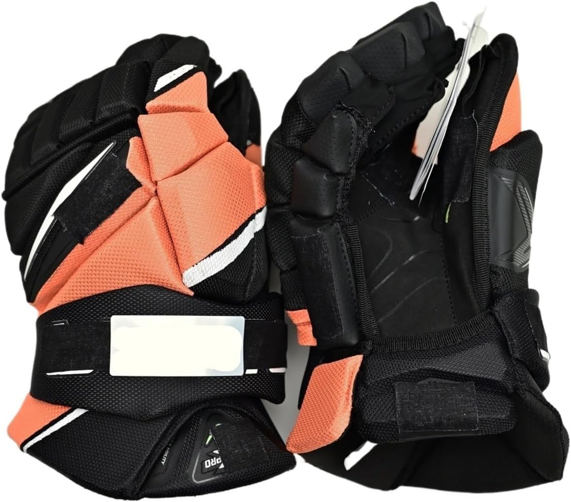 1-Pair 2X Professional Protective Hockey Glove Top Level BAU Pro Ice Gloves Four Colors 14"
