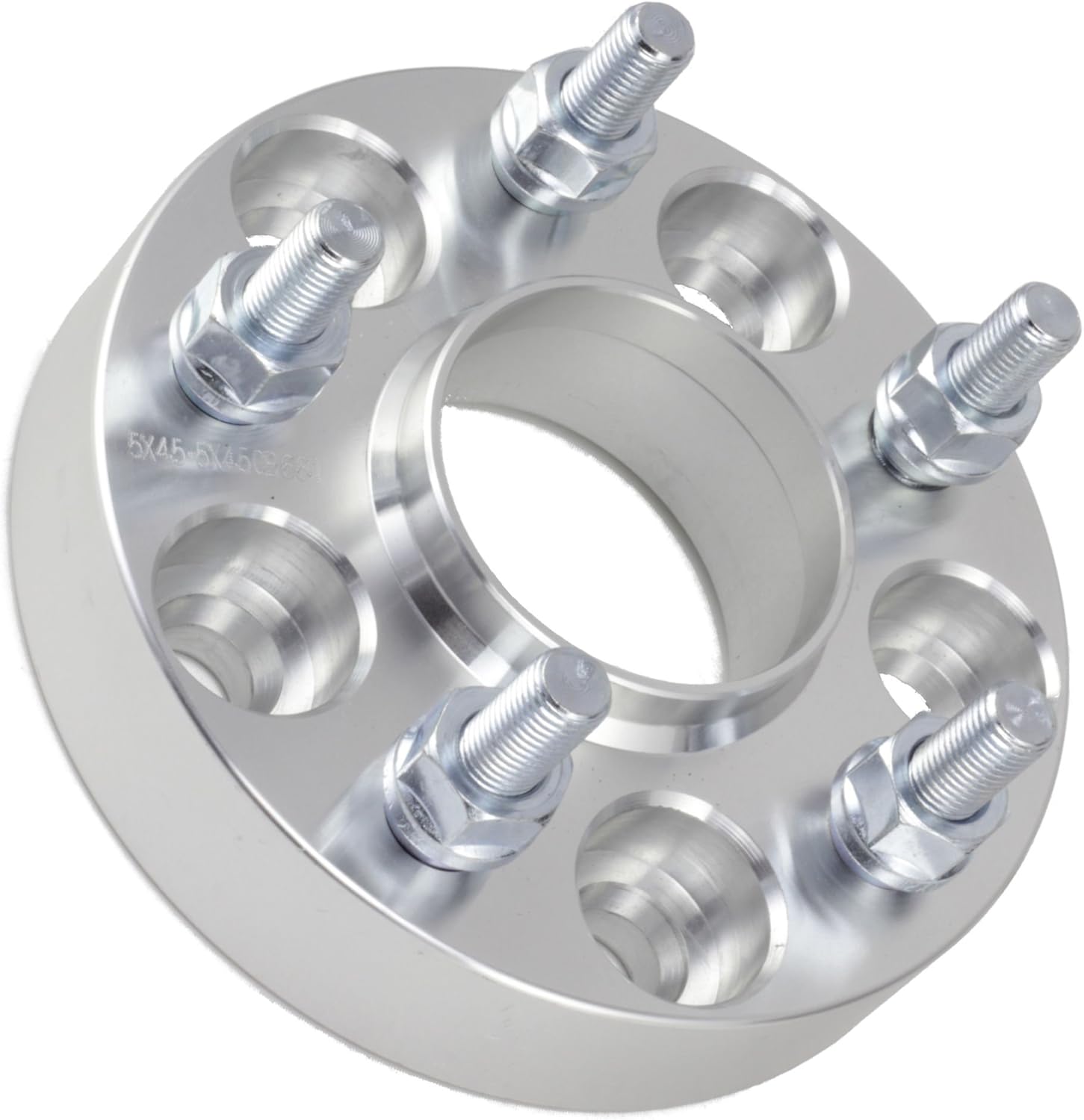 1" 5x4.5 Hubcentric Wheel Spacers - Fits Toyota Camry MR2 Supra Fits Lexus IS250 IS350-1 Inch (25mm), 5x114.3, 60.1mm Hub, 12x1.5 Studs - Set of 4 - Black
