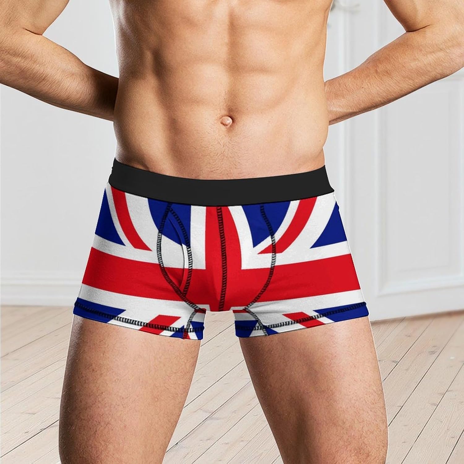 British Flag Men's Boxer Briefs Novelty Underwear Trunks Short Underpants