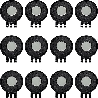 6 9 12 15PCS Golf Hat Clips Magnetic Golf Ball Marker Holders for Golf Hats Caps Gloves Nickel-Plated Alloy Clips for Metal Golf Ball Markers Professional Golf Training Aids Accessories