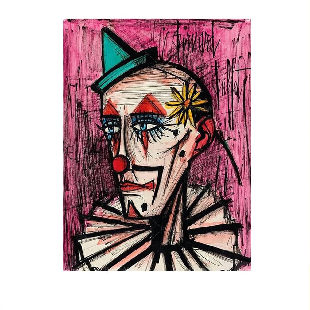 Affiche Bernard Buffet Le Clown sans cadre pour relooker un mur