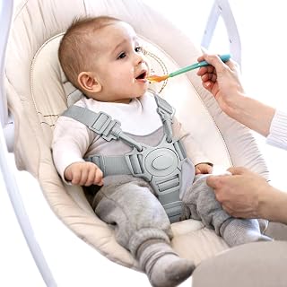 High Chair Straps, 5 Point Harness Adjustable Baby Seat Belt Universal Baby Safe Belt Holder for Kids Stroller Pram Buggy Pushchair