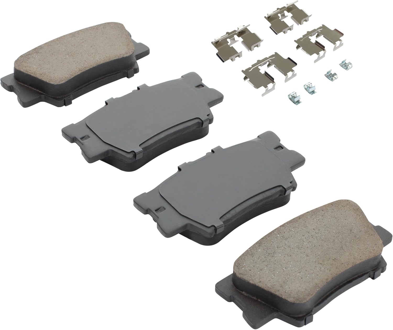 QUALITY-BUILT Rear Semi-Metallic Brake Pads, Work Force 1002-1212M, Compatible with 2007-2024 Lexus/Pontiac/Toyota (Avalon,Camry,ES300h,ES350,Hilux,HS250h,Matrix,Vibe)
