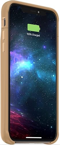 Miniatura 8 de mophie Juice Pack Access - Carcasa de batería inalámbrica ultradelgada, hecha para Apple iPhone XsiPhone X (2,000 mAh), color dorado (401002829)