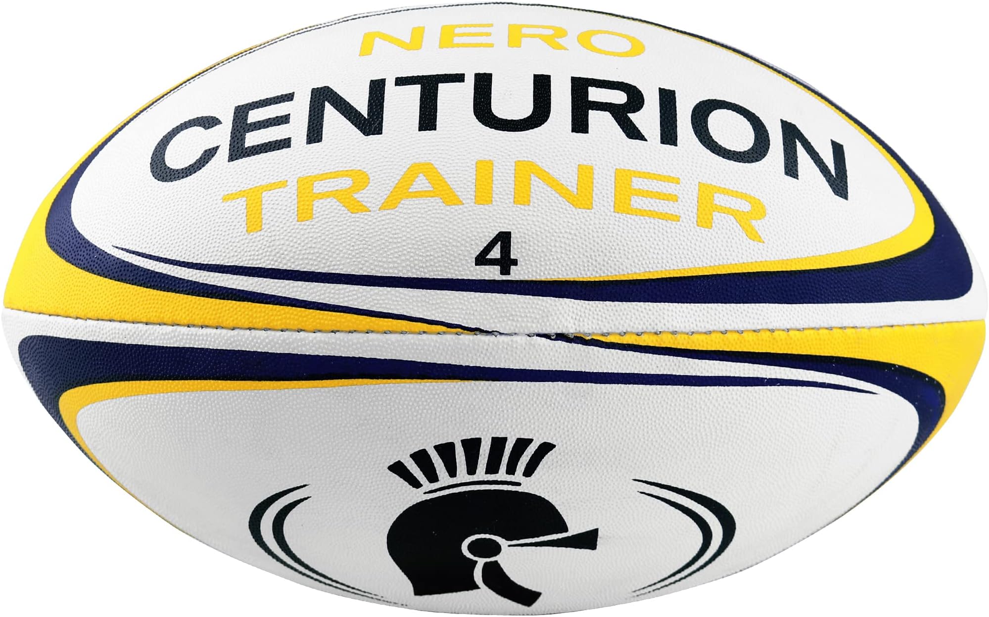 Centurion Nero Trainer Rugby Ball, Yellow, Size 4