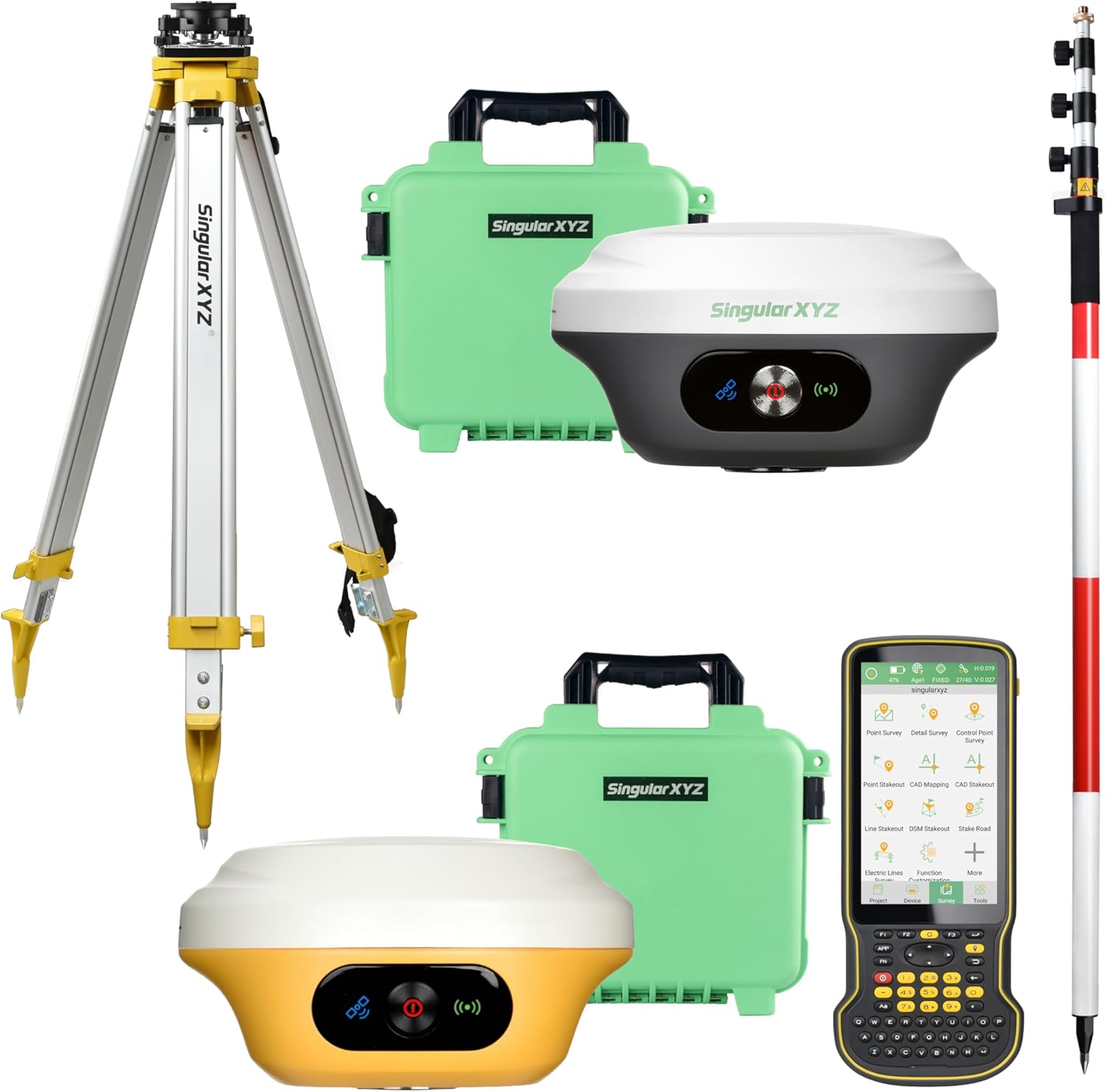 L1-AR+Tribrach+4.65m Pole