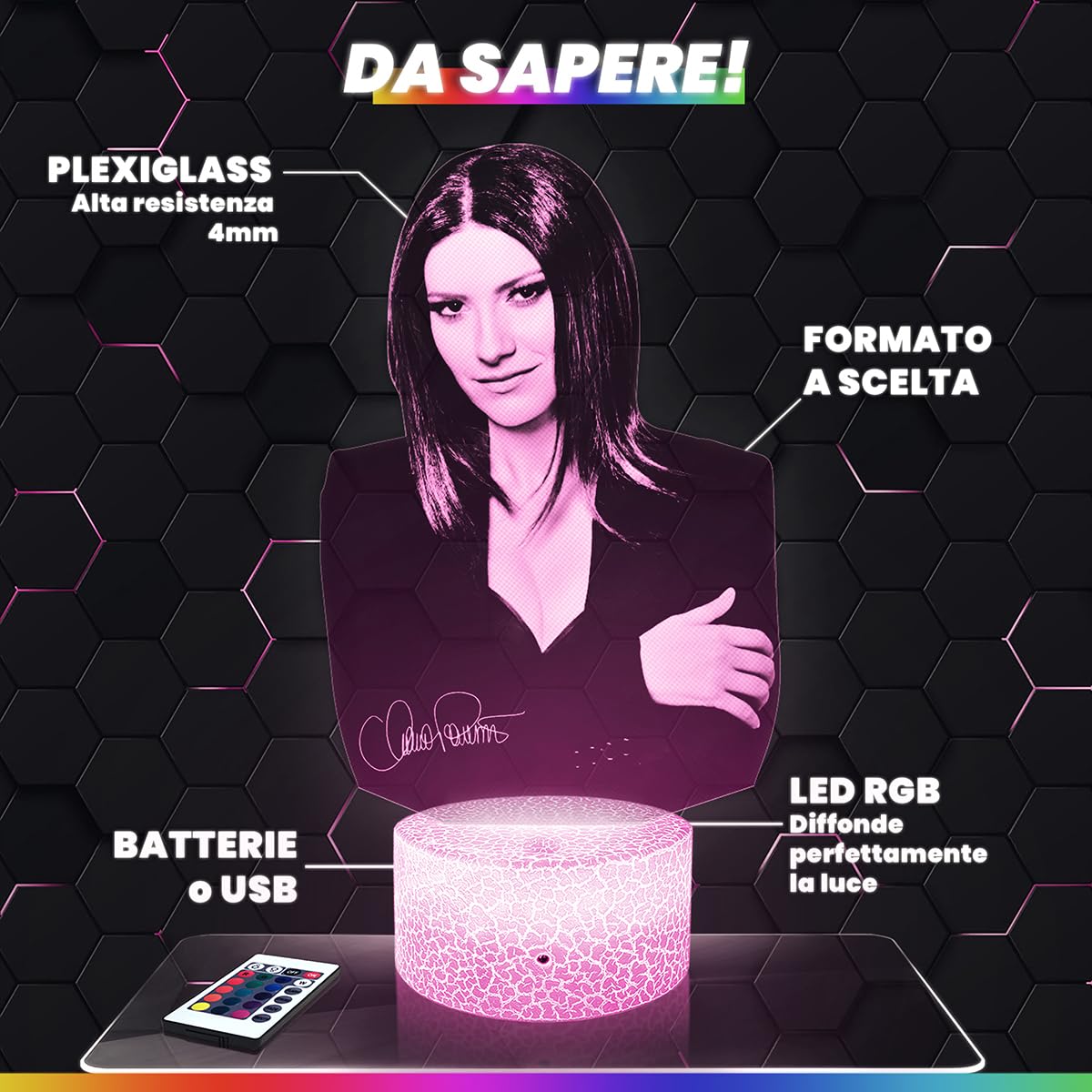 Lampephoto.fr - Lampada 3D T. Boy Rapper Rap Musica, Luce Notturna Tattile Led, Effetto Ologramma 3D, Idea Regalo Natale Compleanno Uomo Donna, Oggetto decorazione camera