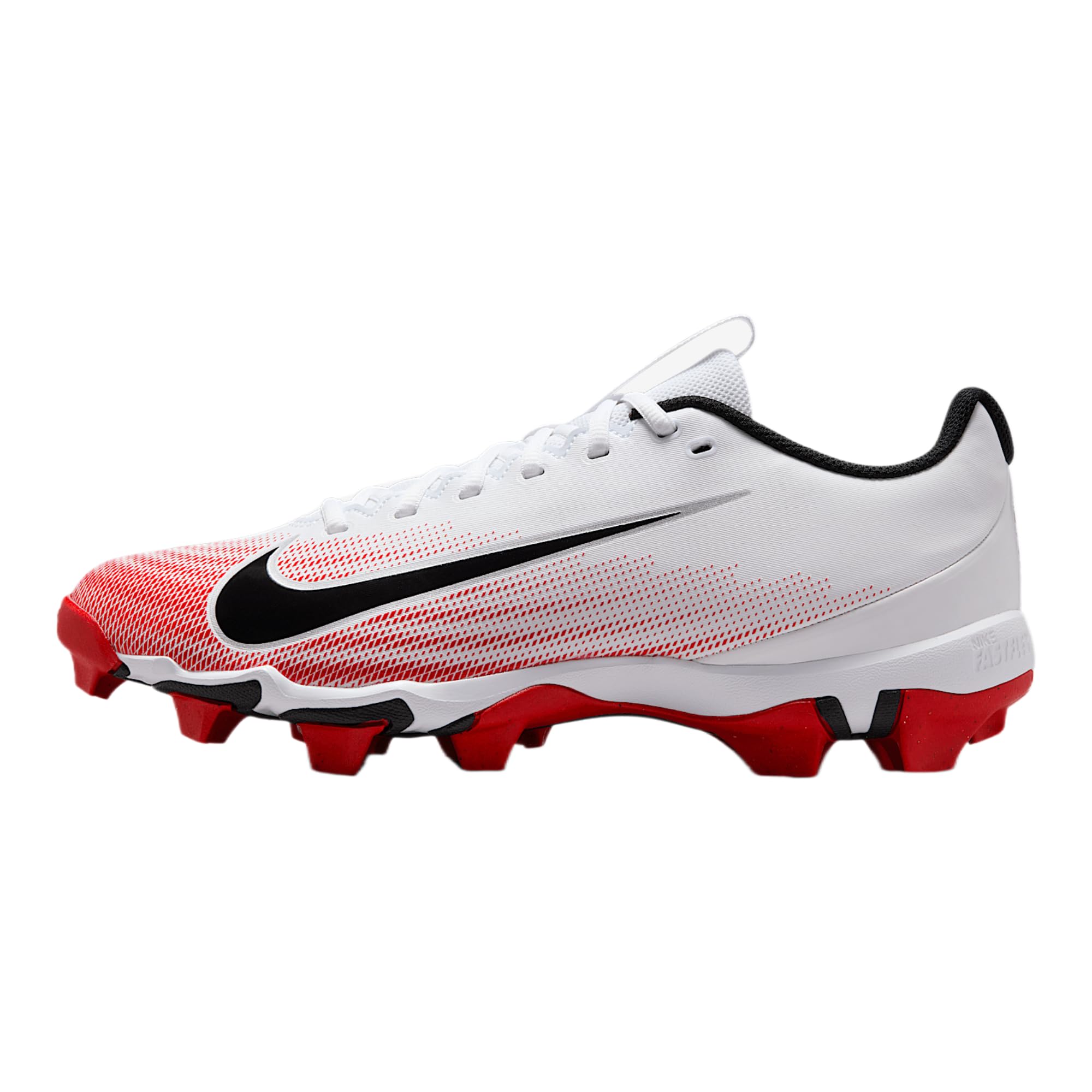 Nike Vapor Shark 3 Football Cleats (FB3304-102, White/University Red/Black) Size 14