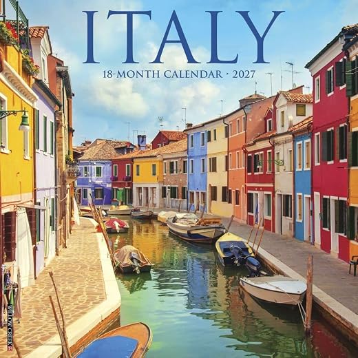 Willow Creek Press, Italy 2027 Wall Calendar