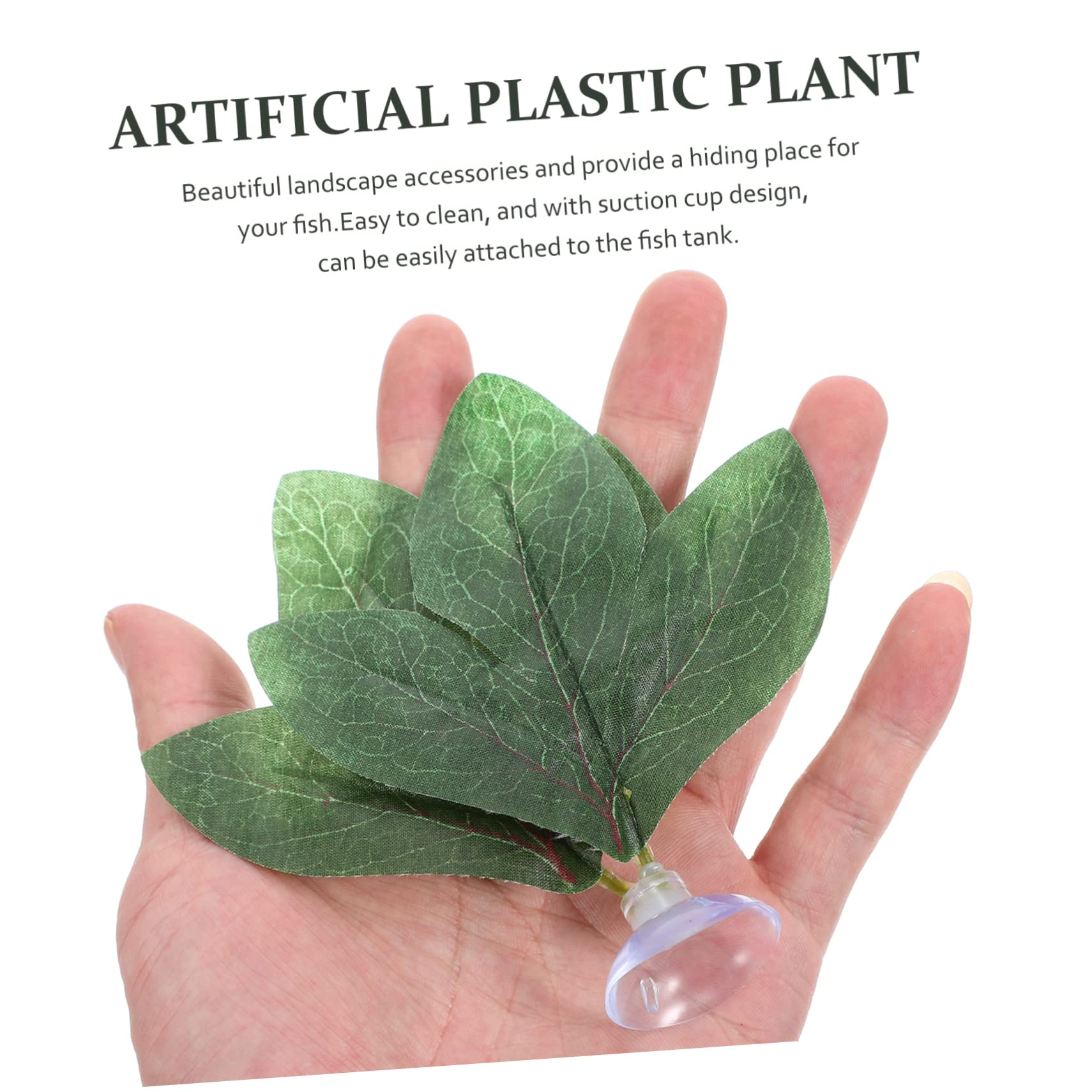 Yardwe 16stücke Dekorative Kunstpflanzen Für Aquarien Plastikpflanzen Für Fischbecken Und Terrarien Langlebige Und Pflegeleichte Landschaftsdekoration Mit Natürlichem Aussehen