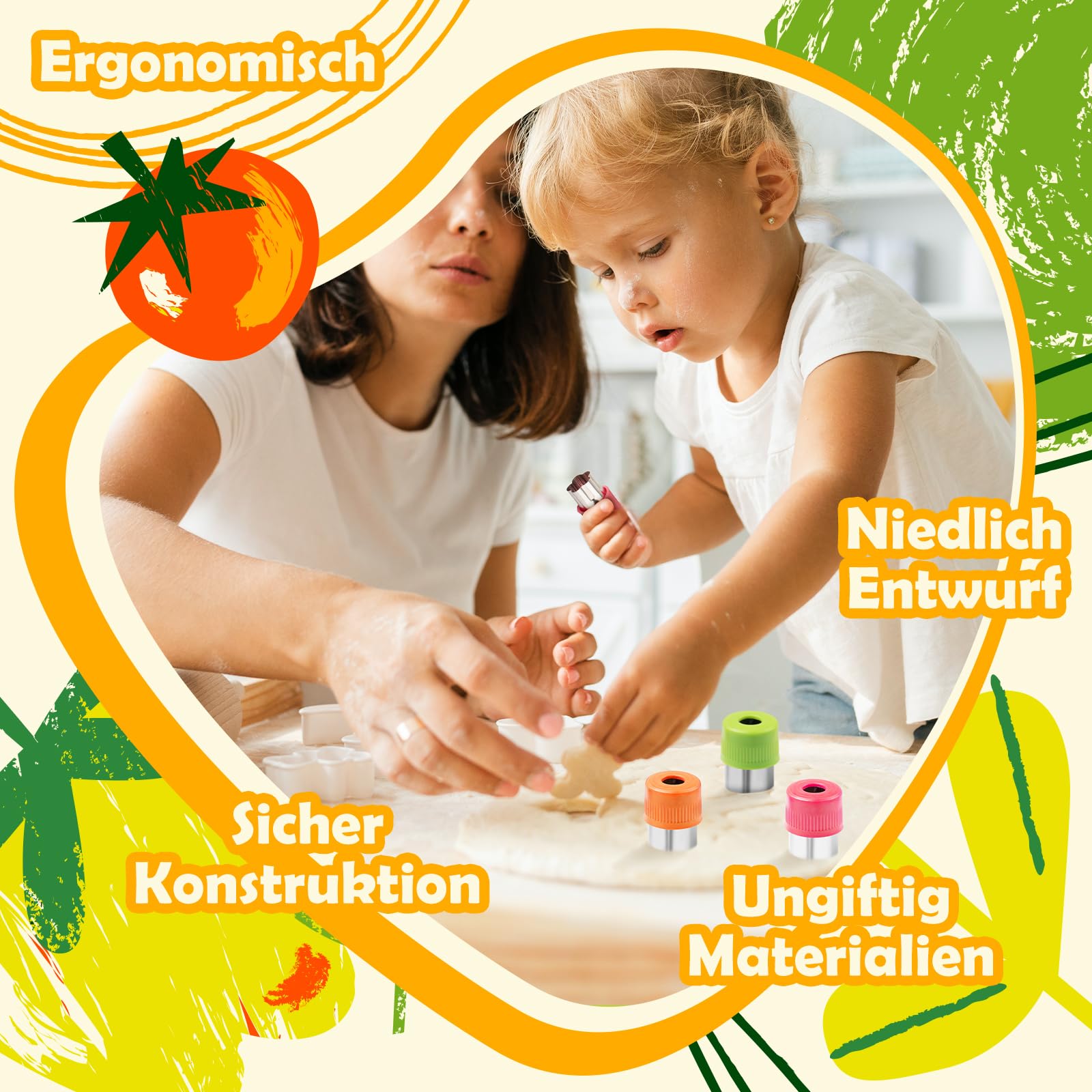 Lot de 3 Couteaux Montessori pour Enfant - Cuisine & Autonomie