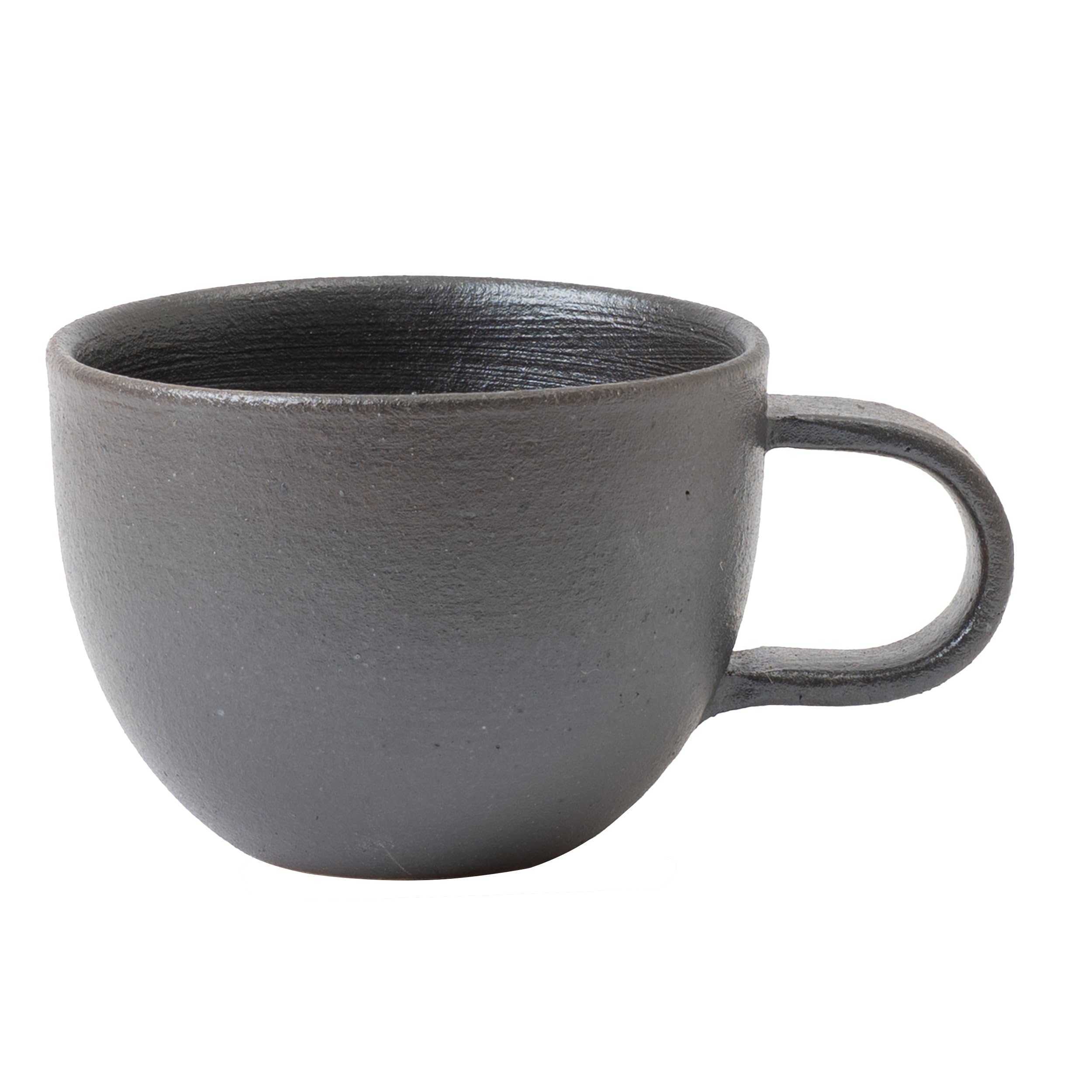 Shigaraki Ware Meizan Teiban Mug 8.5oz Tobi Tea Ceramic Handmade Japan