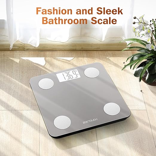 Báscula Inteligente ZOETOUCH, Digital para Peso Corporal con Bluetooth y App miniatura 7