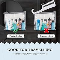 Vista 15 de Patelai Wide Tooth Comb Large Hair Detangling Comb for Curly, Wet Dry Hair, No Handle Detangler Accessories(White, Cyan)