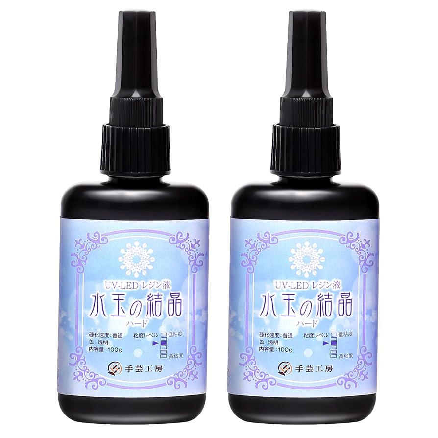 Amazon.co.jp: 手芸工房 レジン液 ハード 日本製 透明 1液性 UV