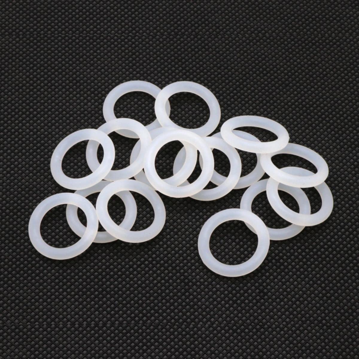 Produktbild von 10x Weiße O-Ringe Aus Lebensmittelechtem Silikon – CS 5 Mm, Außen-Ø 15–155 Mm, Für Dichtungen, Wasserdicht & Hitzebeständig Bis 200°C
