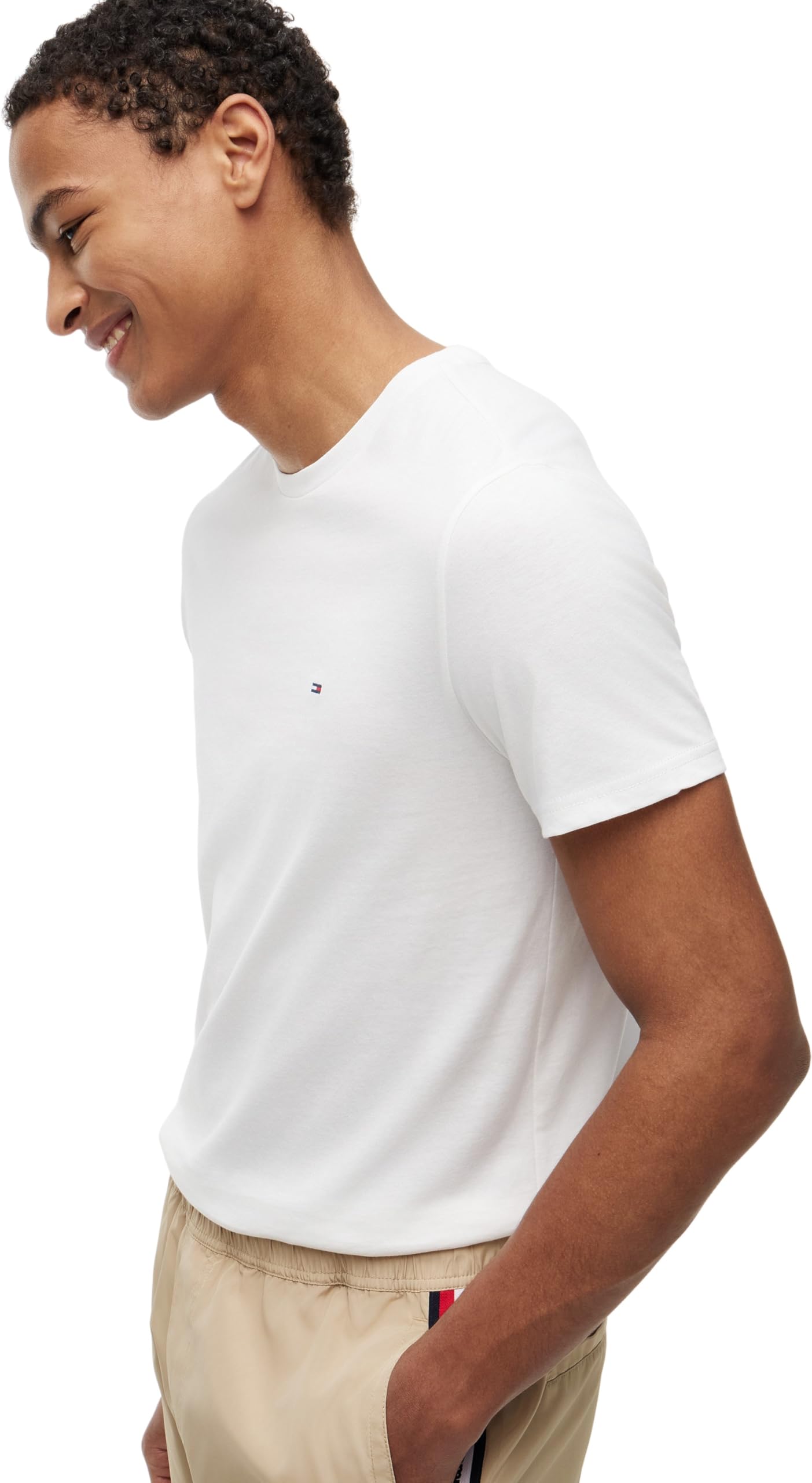 Tommy Jeans Herren 3er Pack T-Shirts Kurzarm aus Baumwolle