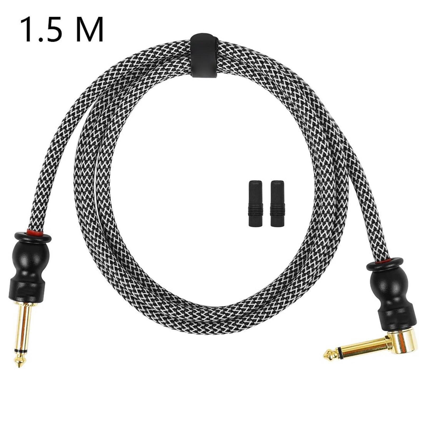 Kabel Do Gitary Kable Do Gitary Elektrycznej Głośniki Wzmacniacze 50/70/90 Cm 1,5m/2m Oplot 6,35 Mm(1.5M)
