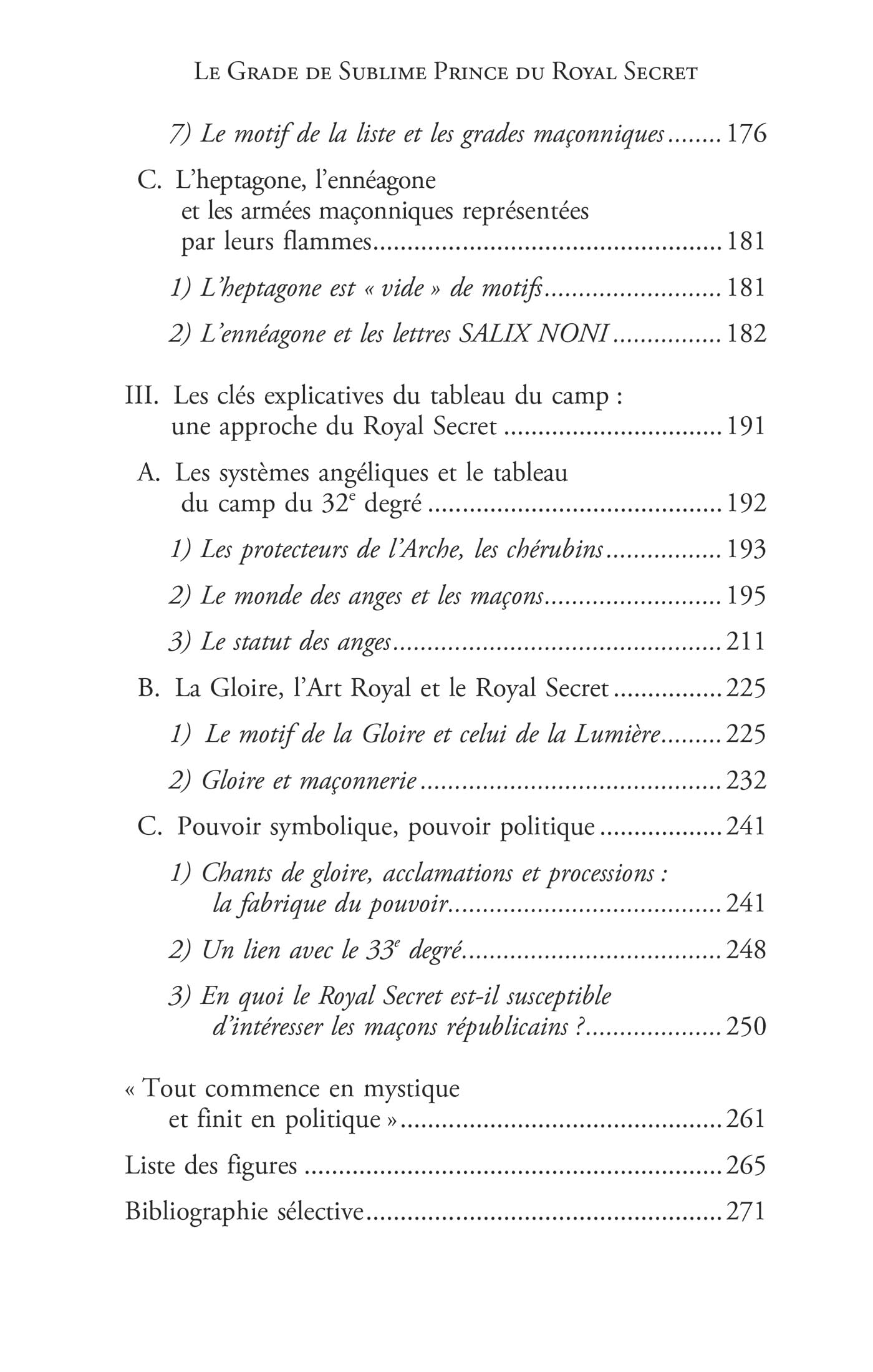 Le grade maçonnique de Sublime Prince du Royal Secret