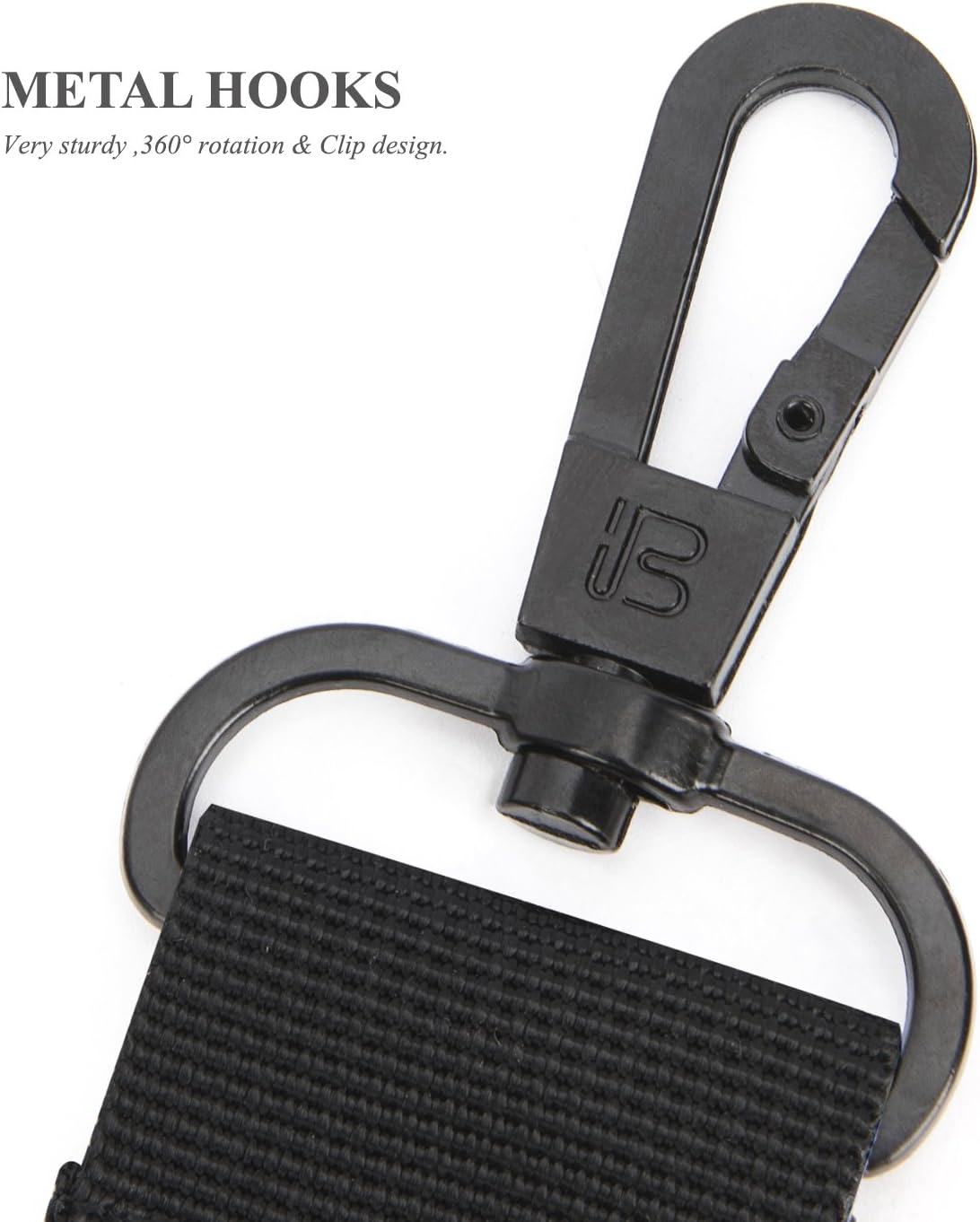 BRINCH Adjustable Thick Soft Universal Replacement Shoulder Strap for Laptop Case Computer Bag Luggage Duffel Messenger Bag (Long, Black)