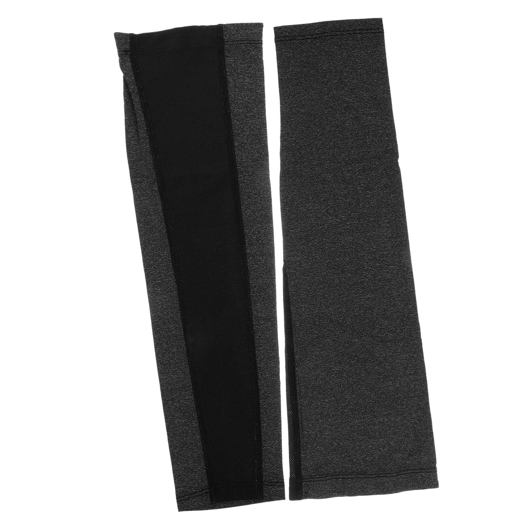 TOYANDONA Manga de protección Solar Cubrir Mangas de Brazo de protección Solar UV Solar Flexible de Brazos Mangas Protectoras de Brazo para Hombre Nylon Negro