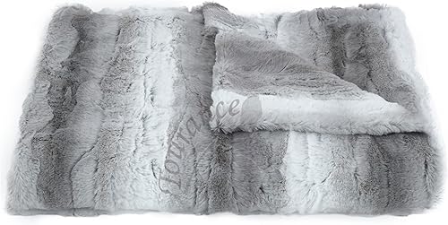 Manta Laurant para bebé pequeño -Lujosa, esponjosa y cálida - Manta galardonada y acogedora para bebés de invierno (gris, cuna de 30 x 30 pulgadas)