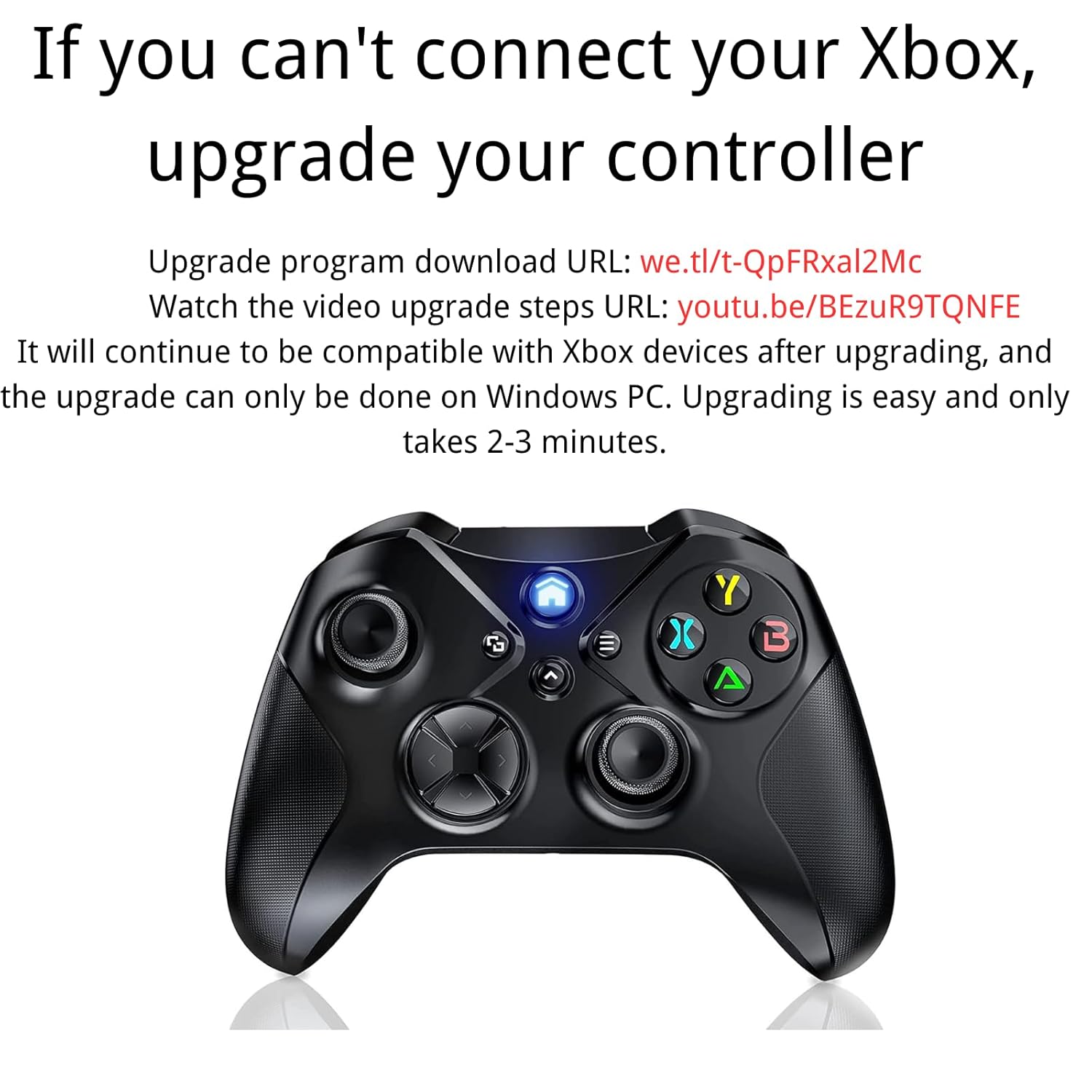 Gamrombo Wireless Controller Replacement for X-box One, X-box One X/X-box One S/X-box Series S/X with Light Audio Jack/Macro/Turbo/Dual Vibration - Need to upgrade (Black)