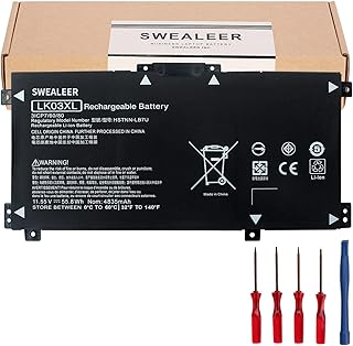 LK03XL Battery Replacement for HP Envy X360 Convertible 15m-cn0xxx 15m-cp0xxx 15m-bp0xx 15m-bp1xx 15-cp0xxx 15-cn0xxx 15-cr0xxx 17-ae1xx 15T-CN 15M-cn0011dx 15m-cn0012dx 15m-bp112dx l0928-855