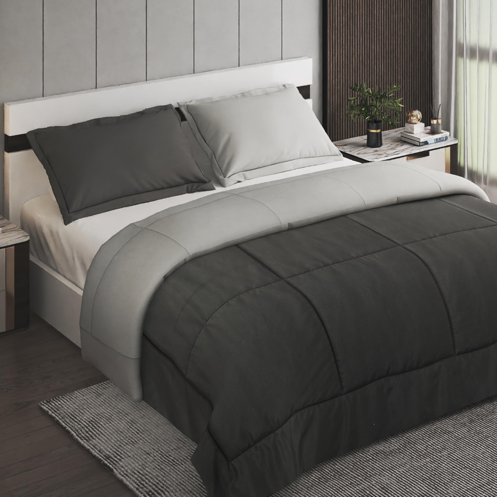 Home Centre Anantra 3Pcs Reversible Double Comforter Set-image-14