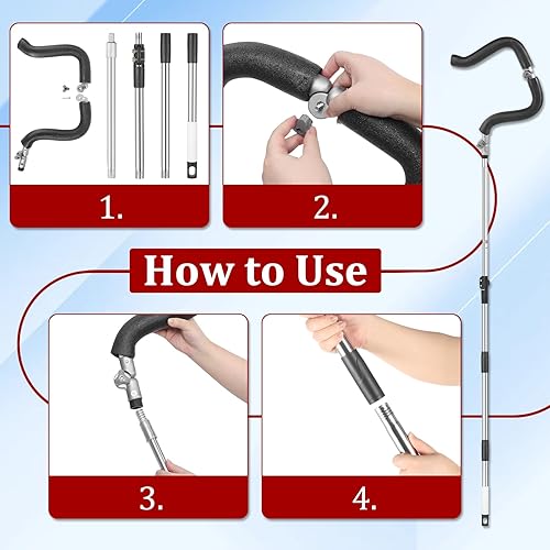 Miniatura 7 de Entrenador de púas de voleibol, longitud retráctil de 64 a 85 pulgadas, entrenamiento de voleibol  Sensación de pelota real para servir, pinchar,