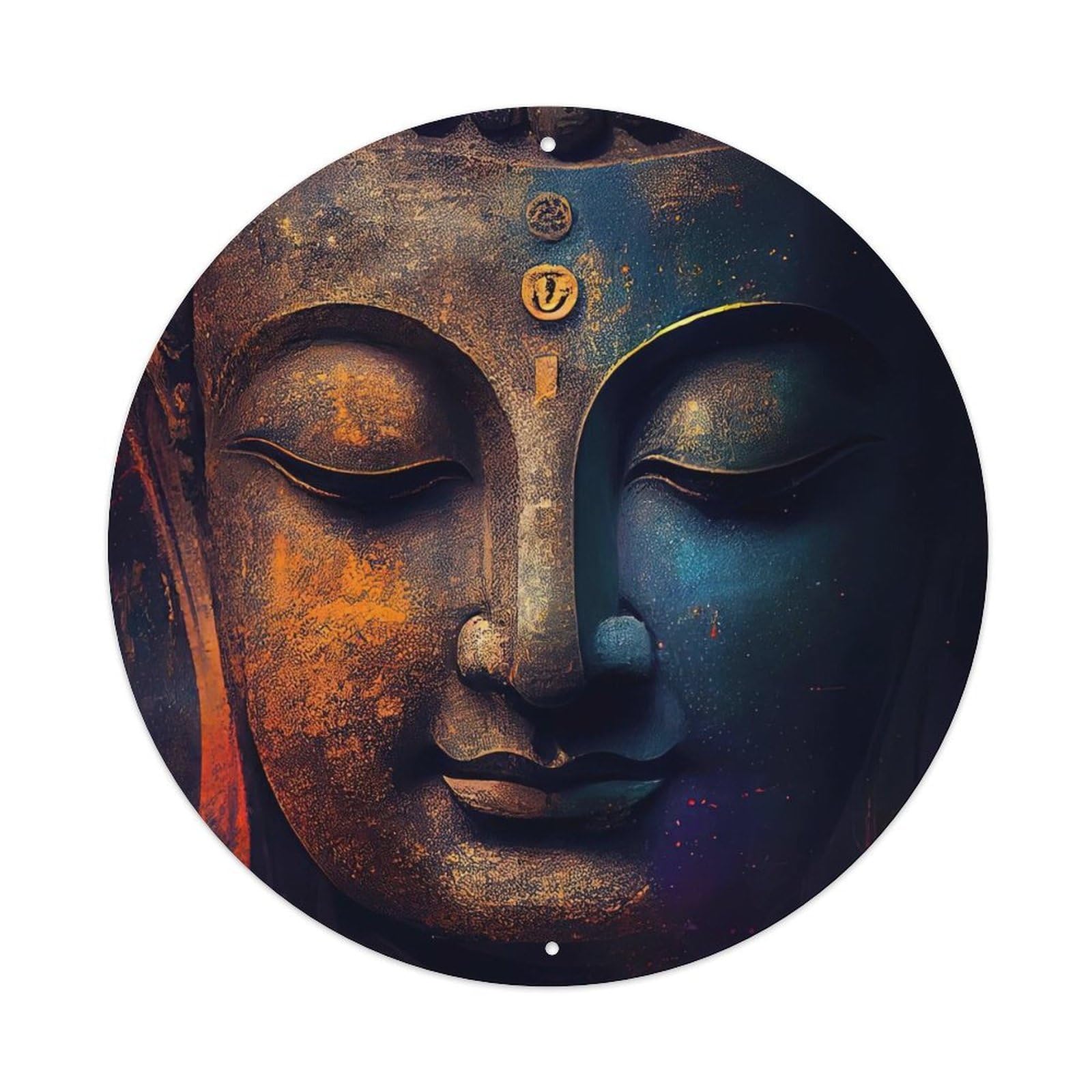 Zen Art Buddha Faith Metal Tin Sign