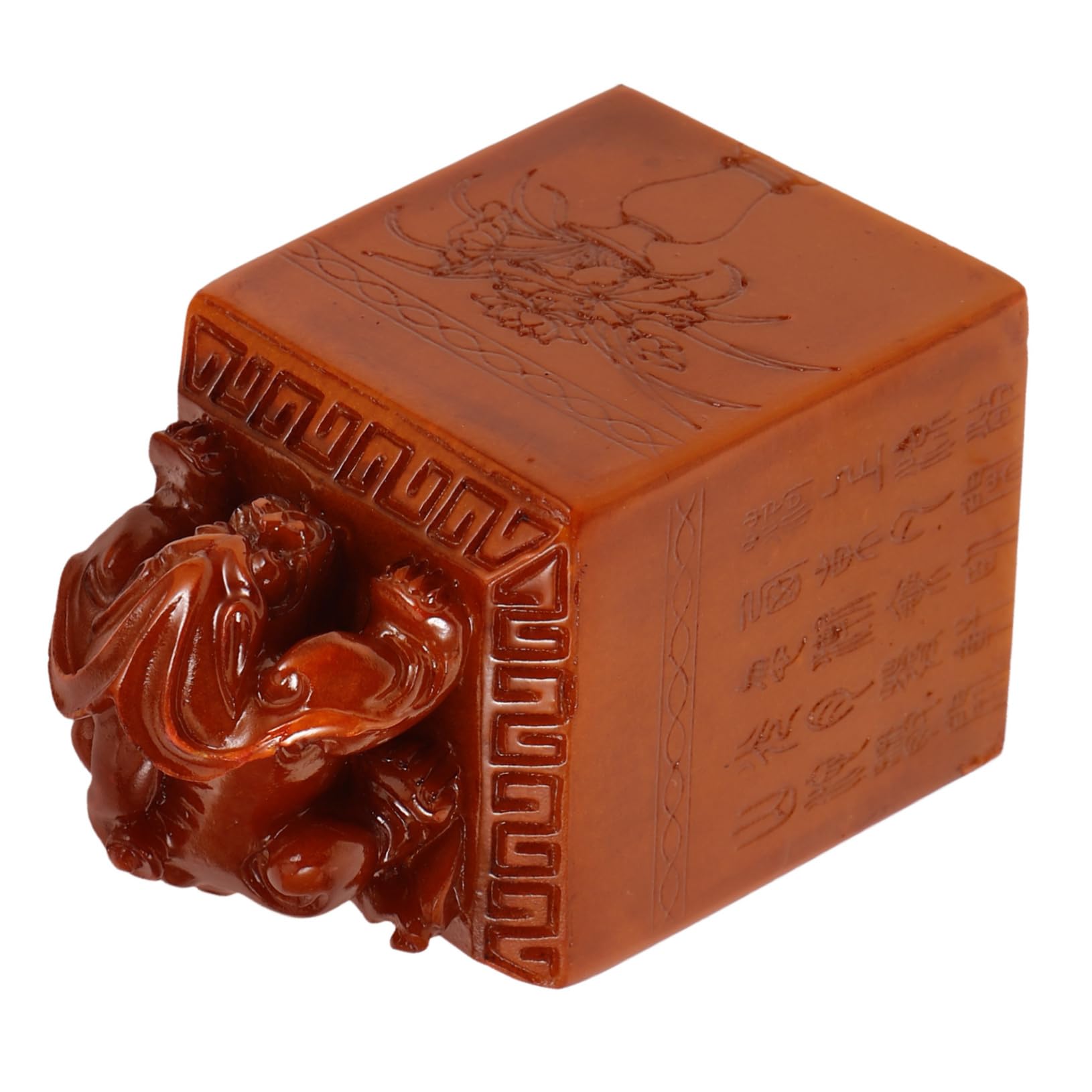 NUOBESTY 4 Pezzi Di Timbro in Pietra Cinese Per Intaglio Timbro Tonale Per Artigianato Sigillo in Pietra Vuota Per Progetti Artistici