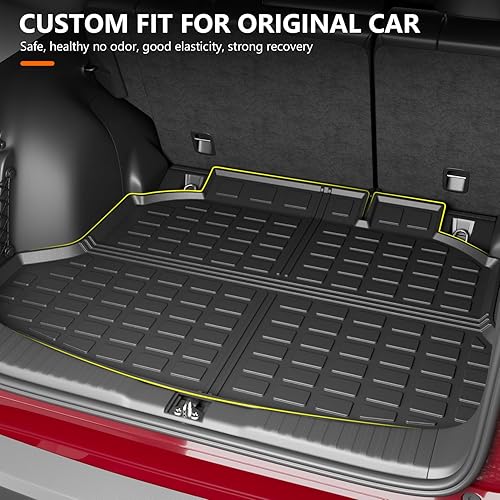 Miniatura 62 de powoq Fuel Floor Mat Compatible with 2017-2022 Honda CRV Trunk Mat Floor Liner TPE Cargo Mat Replacement for 2017-2022 Honda CRV Accessories