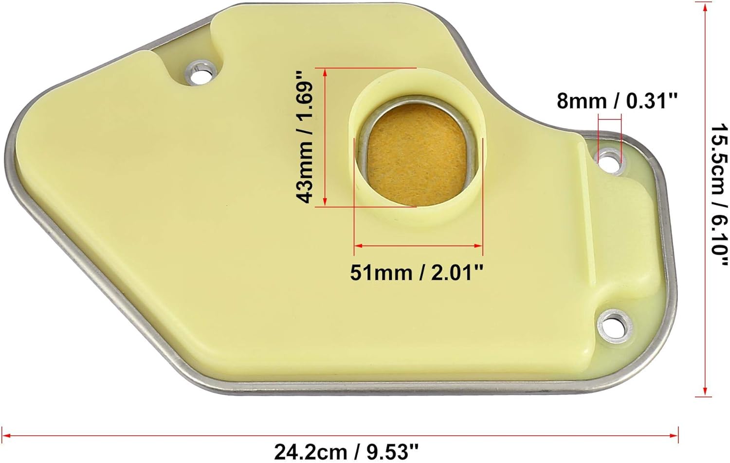 X AUTOHAUX Automatic Transmission Filter Oil Pan Gasket Kit for Isuzu Trooper Rodeo Amigo for Acura SLX 8968410110